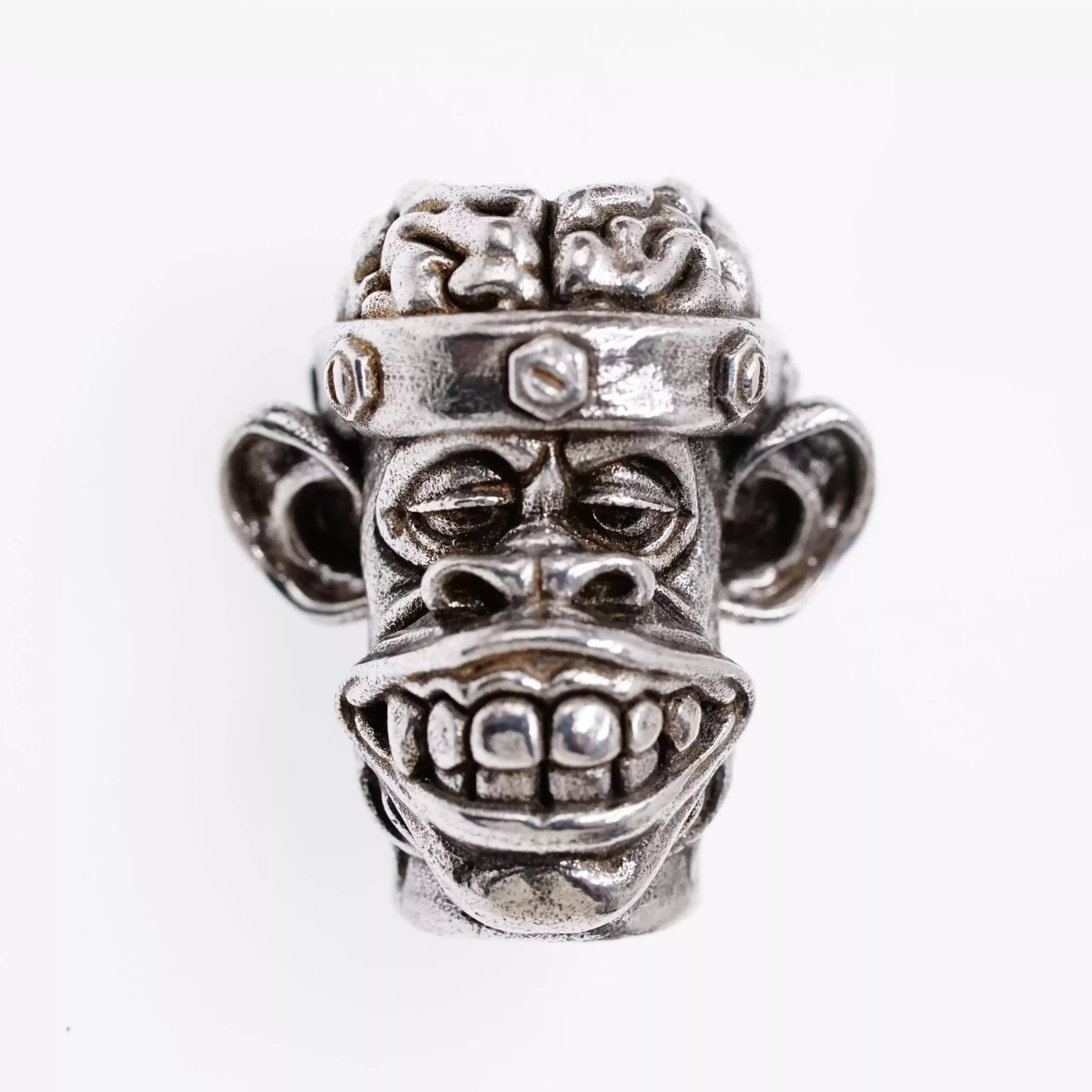 Raven Studio(silver jewelry) - Original “Funny Monkey” April Fools’ Day Limited Edition Stupid Monkey Pendant