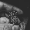 Raven Studio(silver jewelry) - Original “Funny Monkey” Halloween Hell Cat King Pendant