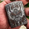 Raven Studio(silver jewelry) - Original “Hannya” EDC Titanium Alloy Kerosene Lighter