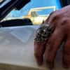 Raven Studio(silver jewelry) - Original “Hannya” Samurai Armor Mask Ring