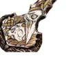 Raven Studio(silver jewelry) -Original “Heart Anchor” Lindsay Engraved Raven Skull Pendant