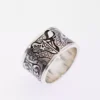 Raven Studio(silver jewelry) - Original “Heart Code” Flat Band Ring