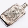 Raven Studio(silver jewelry) - Original “Lighthouse” Sterling Silver Travel Flask