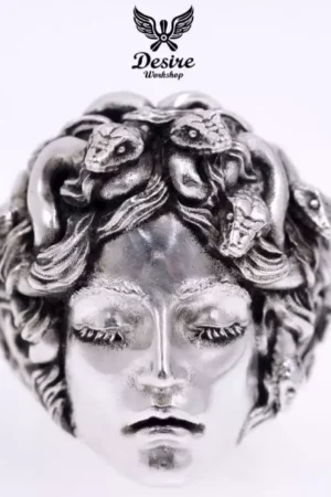 Raven Studio(silver jewelry) - Original Handcrafted Sterling Silver Mythology Statement Ring