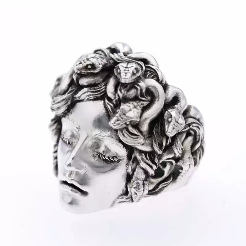 Raven Studio(silver jewelry) - Original Handcrafted Sterling Silver Mythology Statement Ring