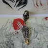 Raven Studio(silver jewelry) - Original RS Skull Feather Stud Earrings