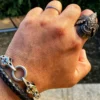 Raven Studio(silver jewelry) - Original “Source” Raven Skull Bracelet
