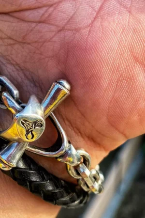 Raven Studio(silver jewelry) - Original “Source” Raven Skull Bracelet