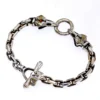 Raven Studio(silver jewelry) - Original “Source” Raven Skull Bracelet