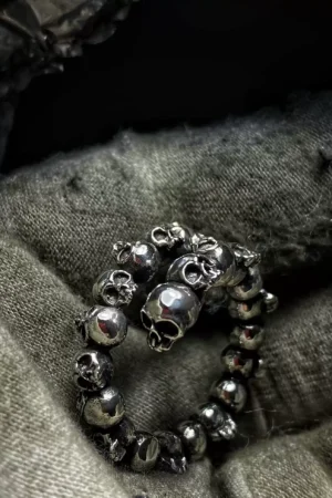 Raven Studio(silver jewelry) - Original “Vortex” Skull Ring