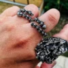 Raven Studio(silver jewelry) - Original “Vortex” Skull Ring