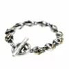 Raven Studio(silver jewelry) - “Radiant Traveler” RS Skull Bracelet