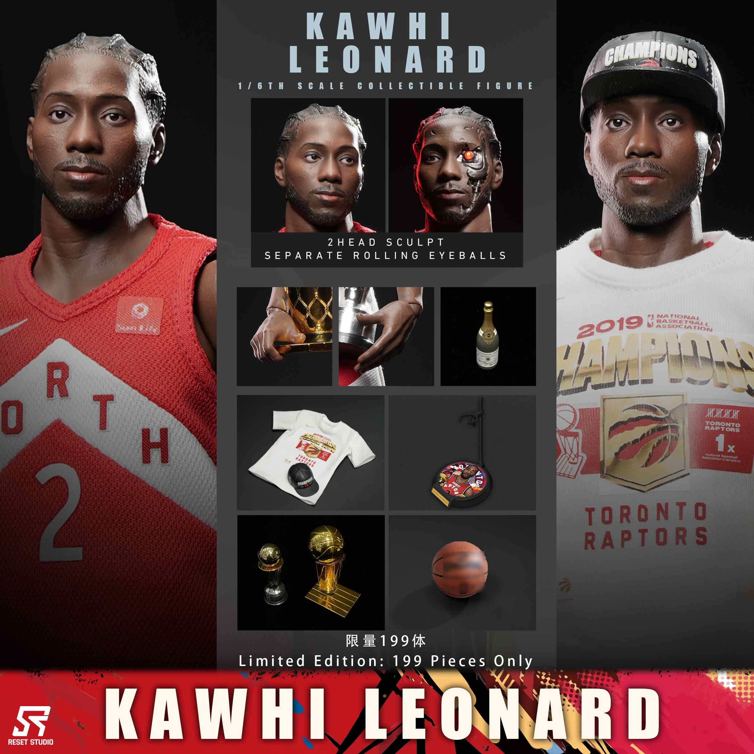 Reset Studio RS Raptors Championship Kawhi Leonard