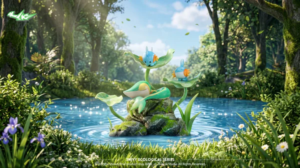 SK Studio (Pokémon) Pokémon Mudkip Snivy
