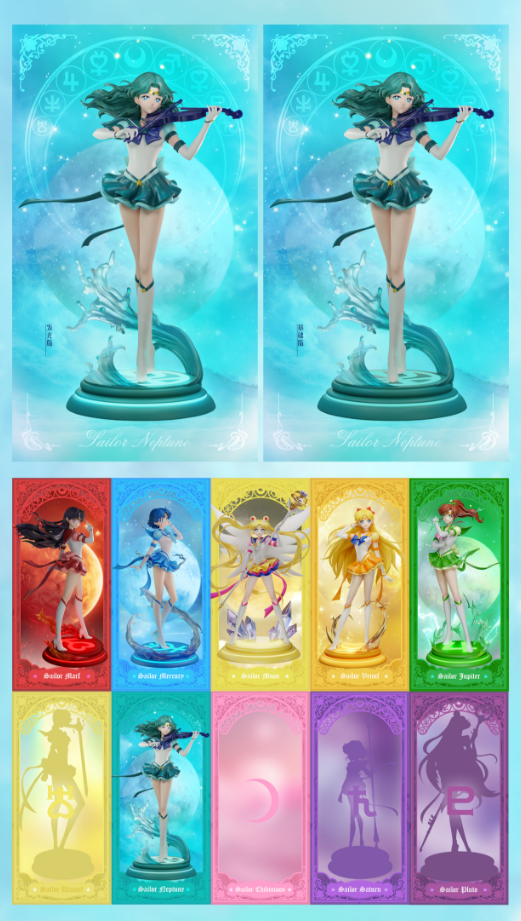Sailor Moon Eternal – Sailor Neptune 16 Scale Resin Statue Limited Edition-How Cute studio