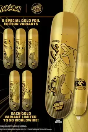 Santa Cruz - Street Pokémon Collaboration Limited Edition Skateboard