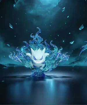Scarecrow Studio - Pokémon Gengar Evolution 120 Scale Limited Edition Statue Set