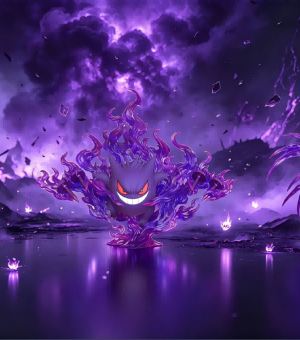 Scarecrow Studio - Pokémon Gengar Evolution 1/20 Scale Limited Edition Statue Set