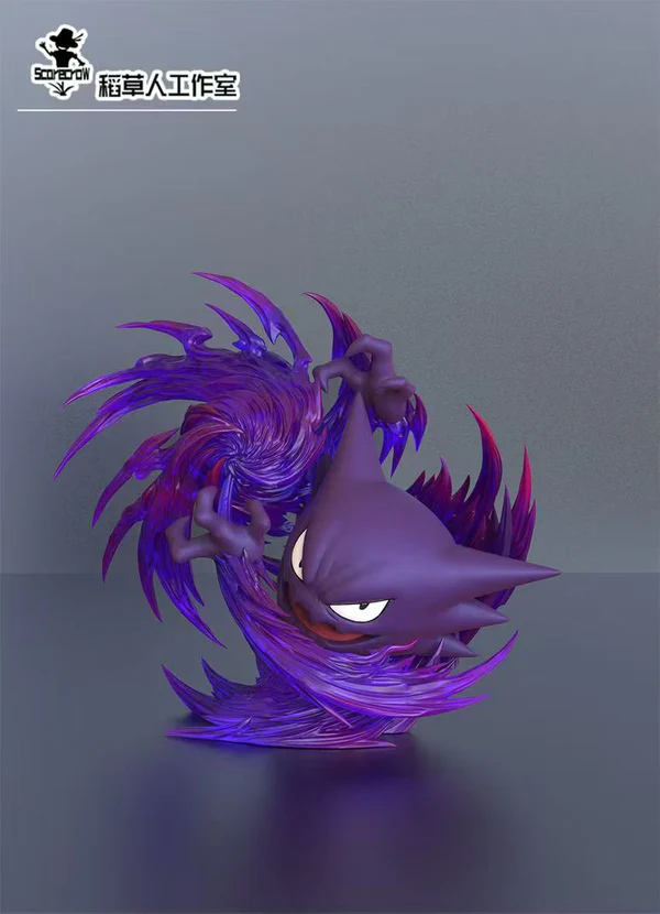 Scarecrow Studio - Pokémon Gengar Evolution 120 Scale Limited Edition Statue Set