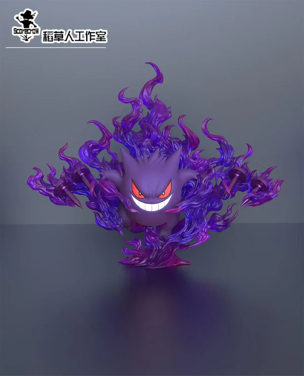 Scarecrow Studio - Pokémon Gengar Evolution 120 Scale Limited Edition Statue Set