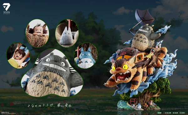 Seven Studio - Totoro X Mei X Satsuki My Neighbor Totoro
