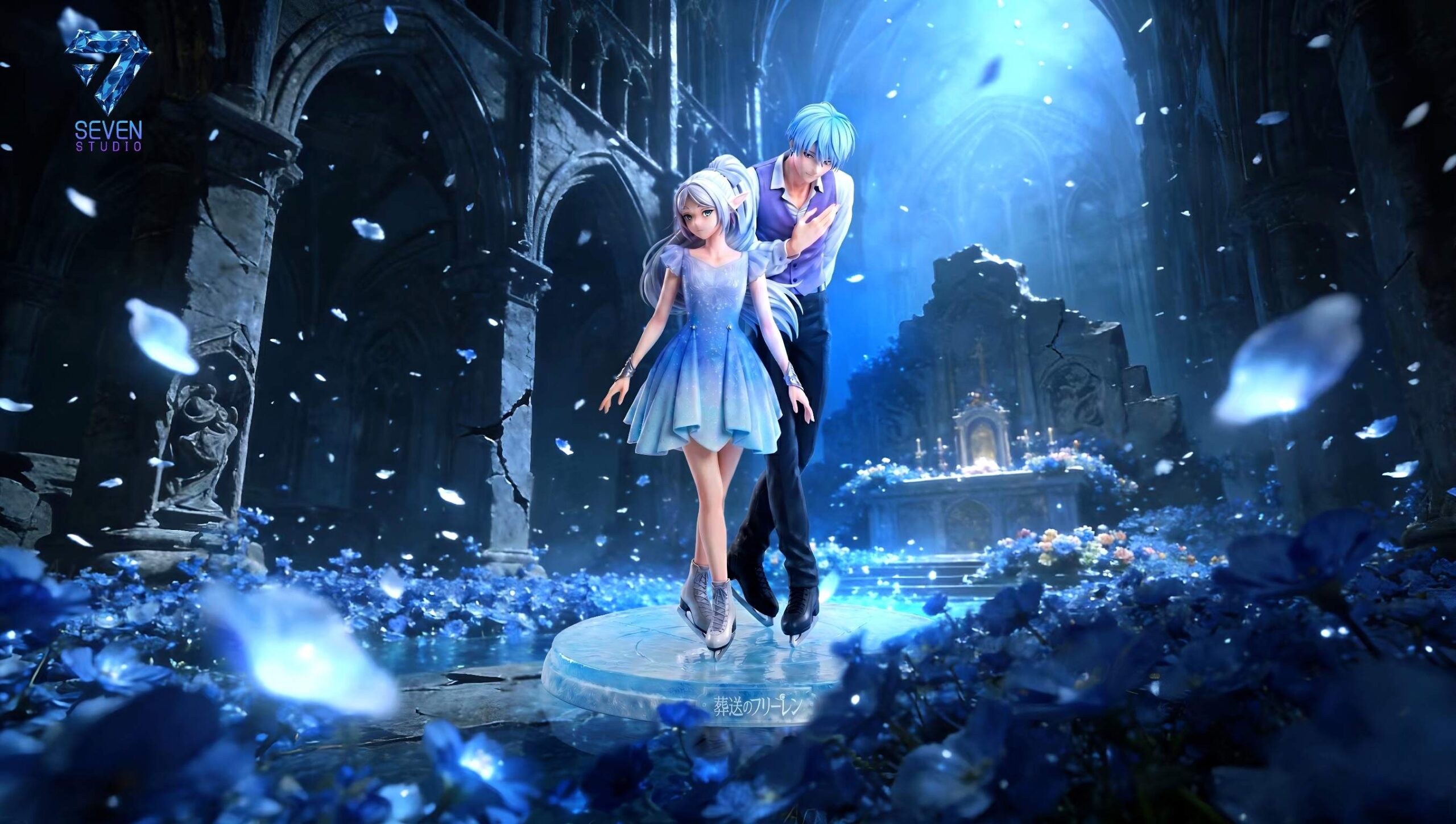 Seven Studio – Frieren & Himmel Frieren: Beyond Journey's End Waltz on Ice 1/6 Scale Statue