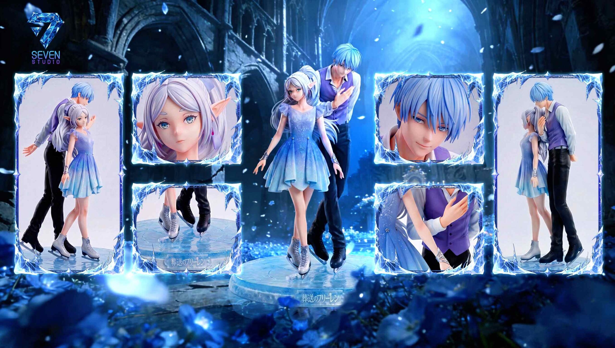Seven Studio – Frieren & Himmel Frieren: Beyond Journey's End Waltz on Ice 1/6 Scale Statue - Image 2