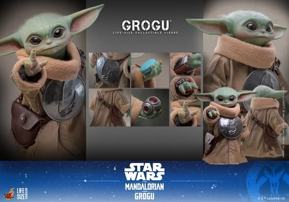 Star Wars Grogu 11 Scale Collectible Figure -Hot Toys