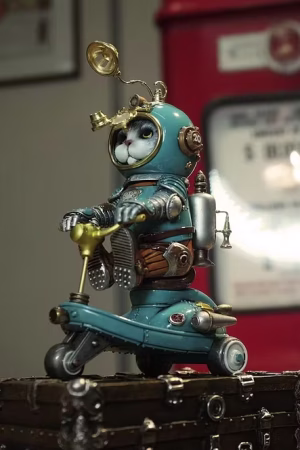 SteamArts Studio - Mr Blue’s Mini Scooter SA2026CCMBMS01 (Licensed)