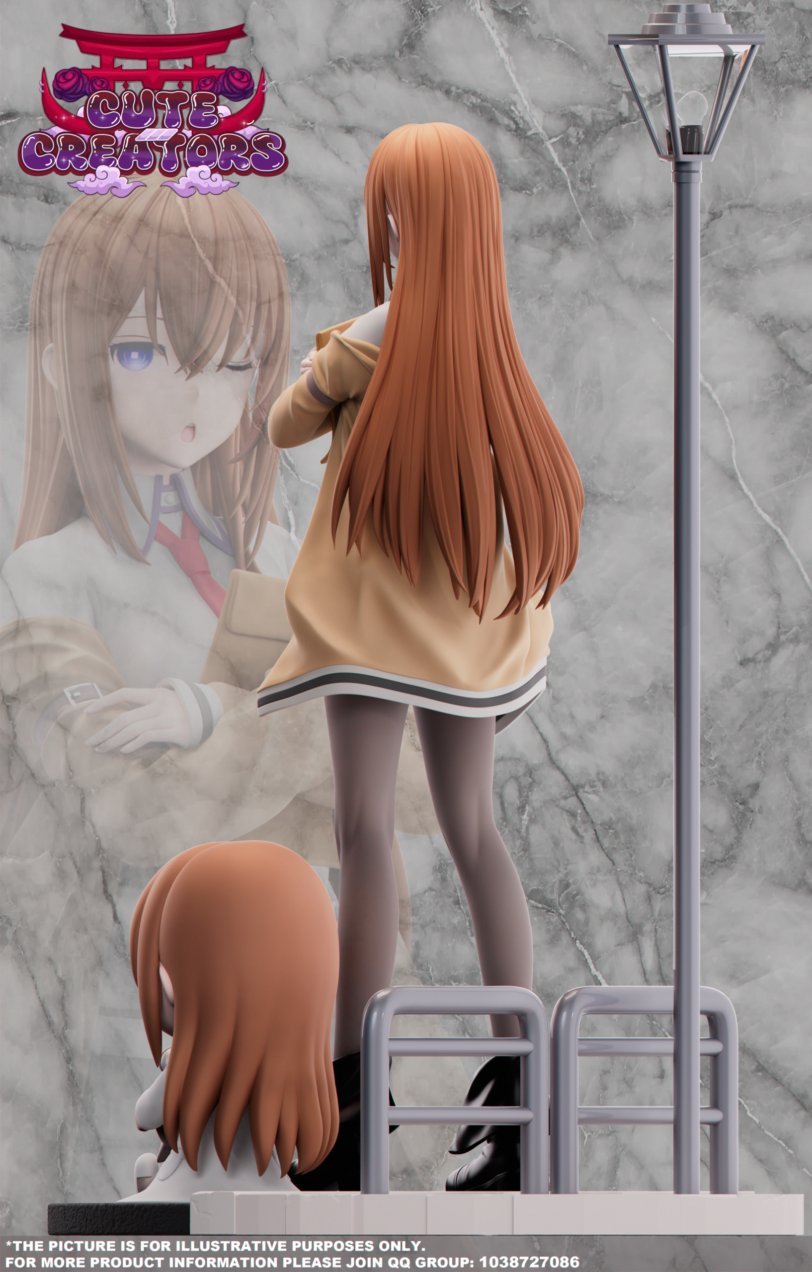 Steins;Gate Kurisu Makise 17 Scale TOPGK Resin Statue-Cute Creators Studio