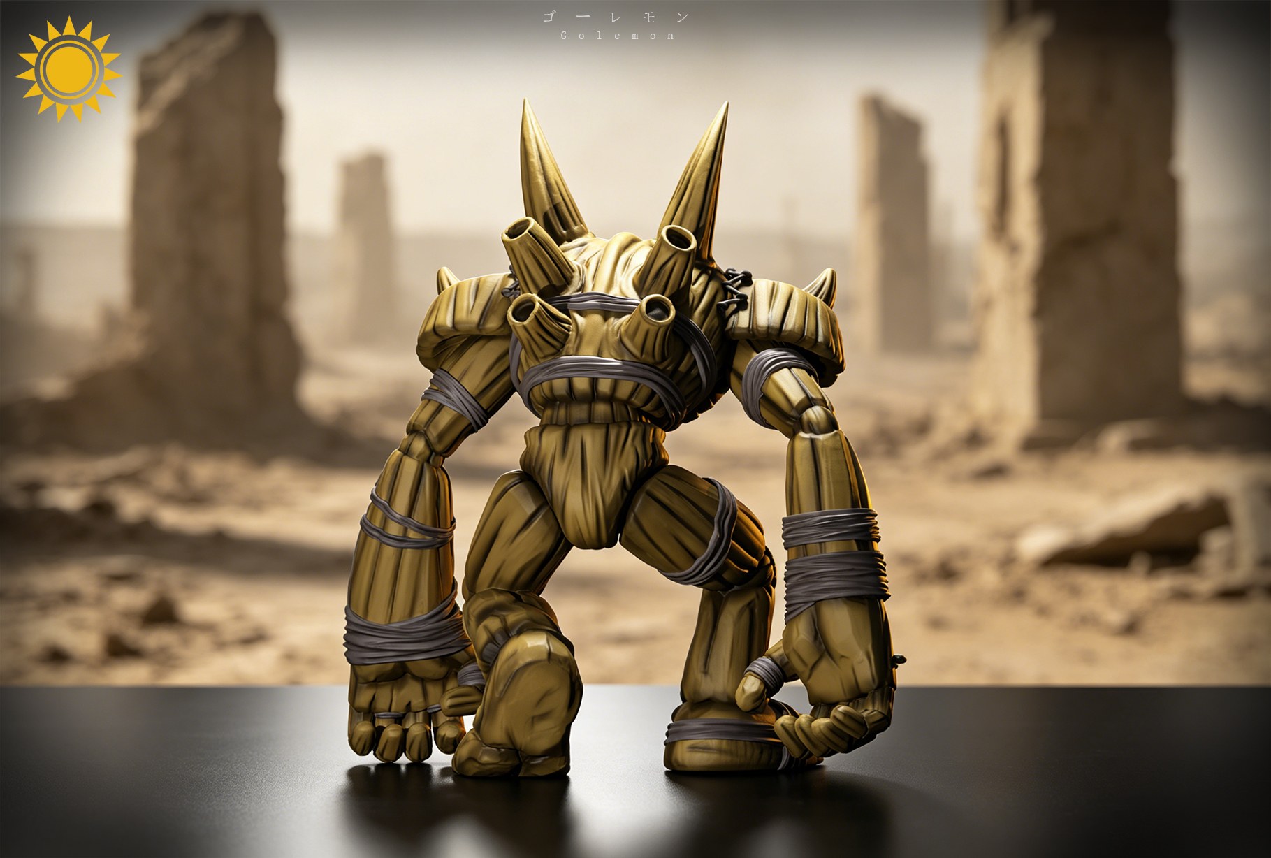 Sun Toys Studio - Digimon Golemon Statue