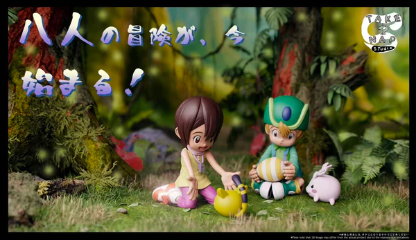 Take A Nap Studio Digimon Tokomon Takaishi Takeru Kari Kamiya Nyaromon