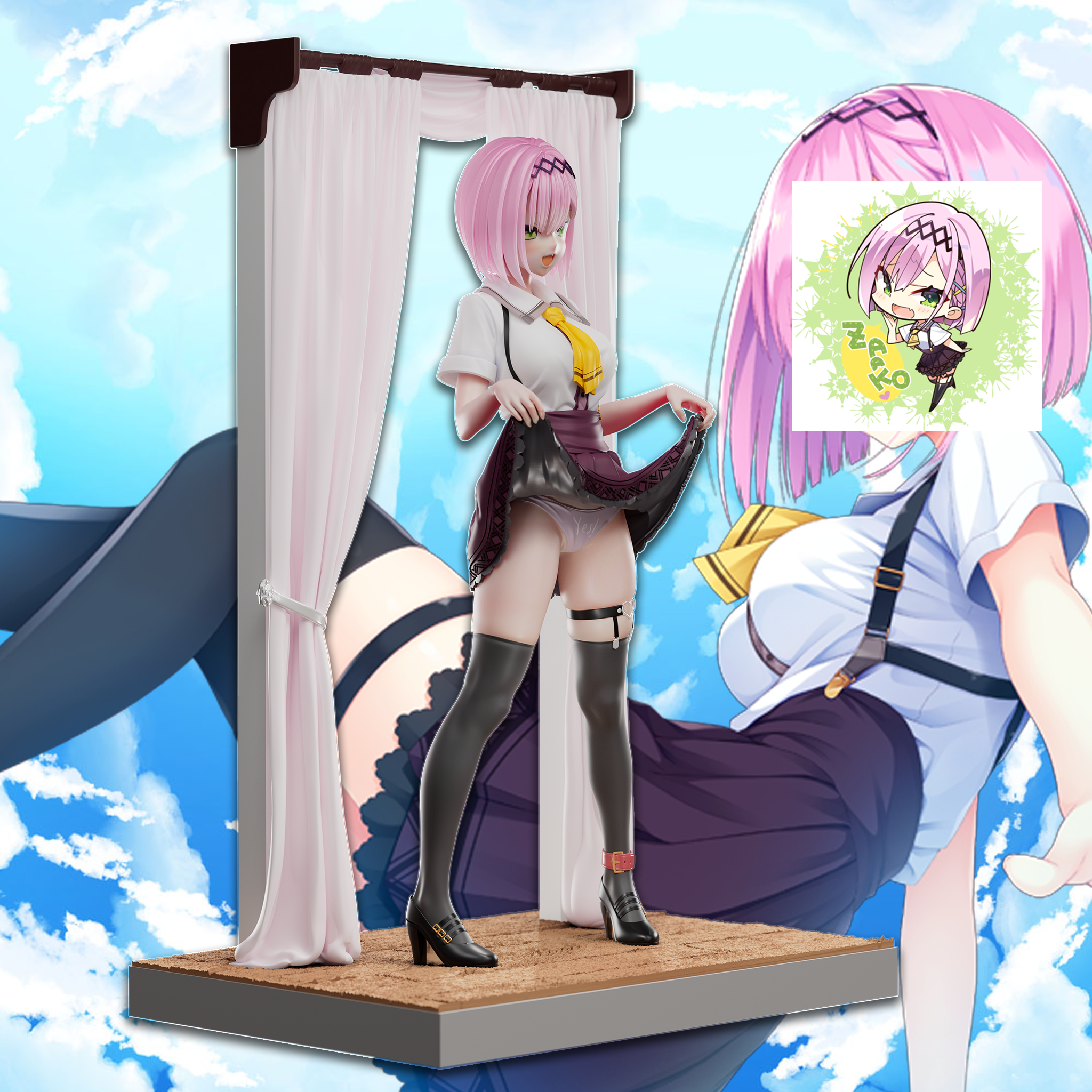 Tenshi ni Aragaenai Amane Tanikaze TOPGK Resin Statue -GAL Studio - Image 2