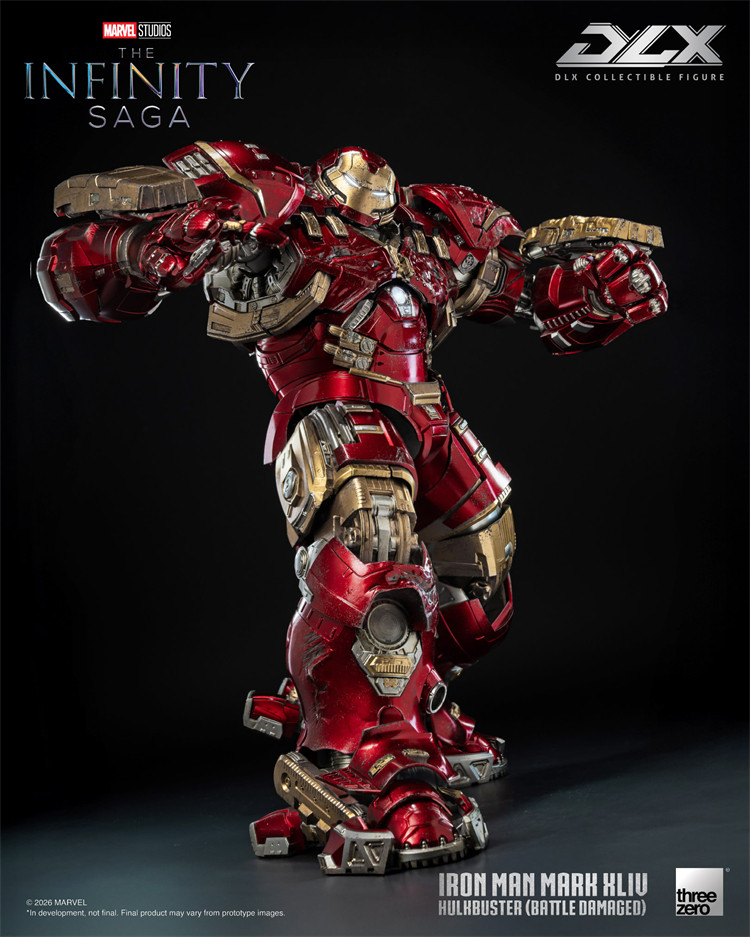 Threezero - Marvel Studios The Infinity Saga DLX Iron Man Mark 44 Hulkbuster Battle Damaged 16 Scale Figure 3Z09190C0(Licensed)