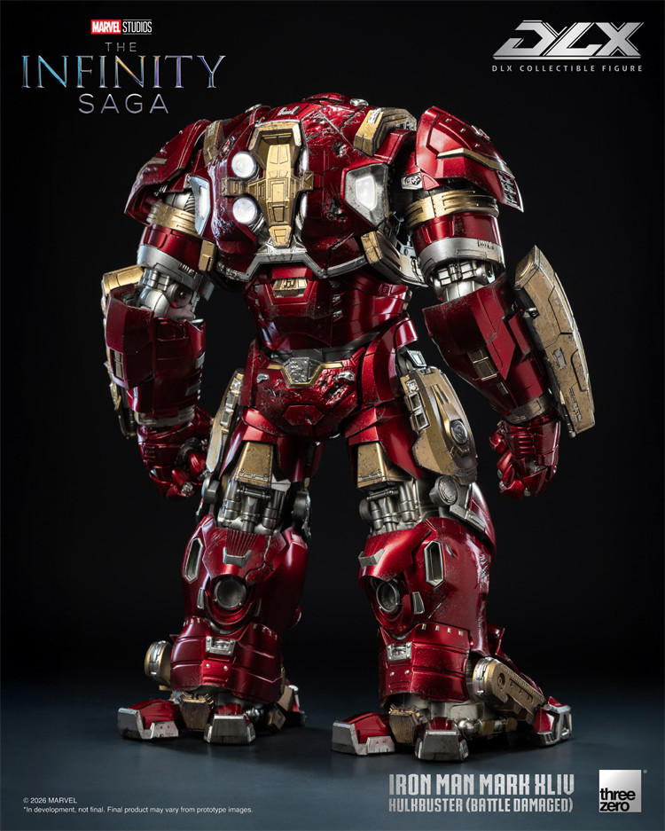 Threezero - Marvel Studios The Infinity Saga DLX Iron Man Mark 44 Hulkbuster Battle Damaged 16 Scale Figure 3Z09190C0(Licensed)
