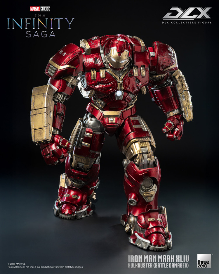 Threezero - Marvel Studios The Infinity Saga DLX Iron Man Mark 44 Hulkbuster Battle Damaged 16 Scale Figure 3Z09190C0(Licensed)