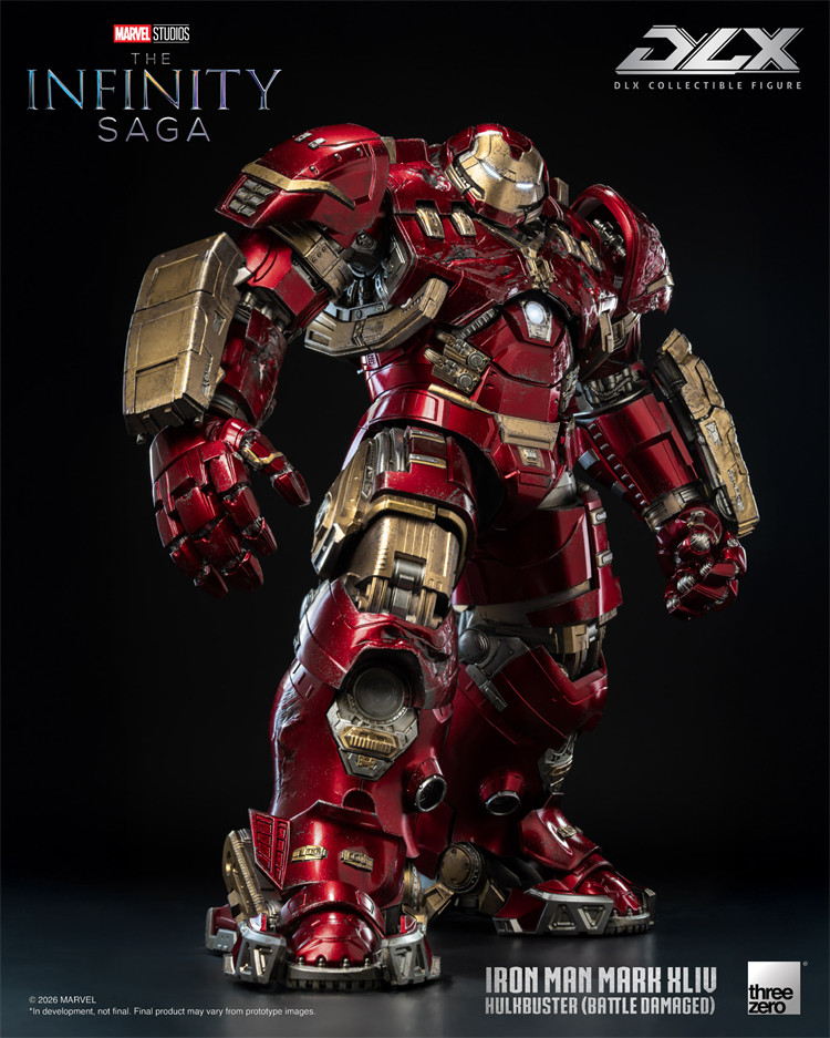 Threezero - Marvel Studios The Infinity Saga DLX Iron Man Mark 44 Hulkbuster Battle Damaged 16 Scale Figure 3Z09190C0(Licensed)