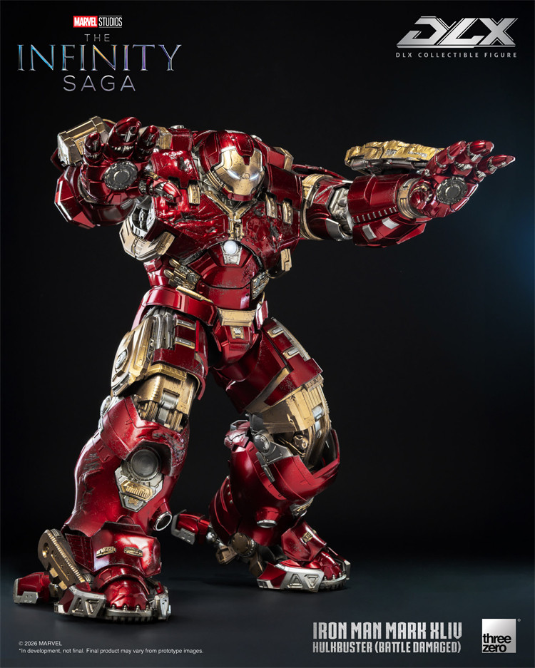 Threezero - Marvel Studios The Infinity Saga DLX Iron Man Mark 44 Hulkbuster Battle Damaged 16 Scale Figure 3Z09190C0(Licensed)