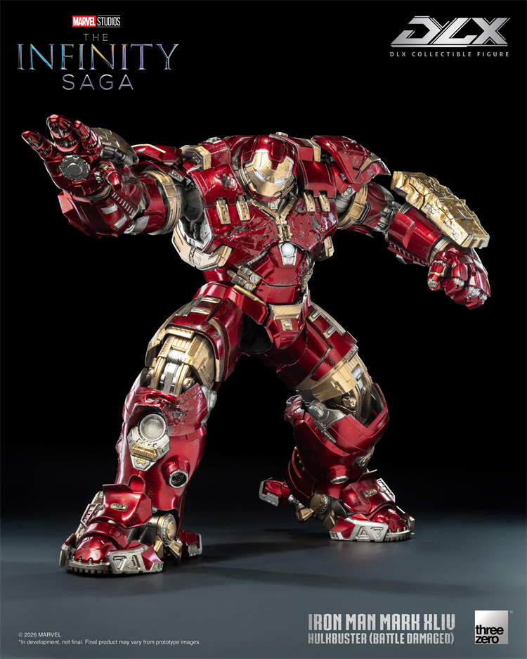Threezero - Marvel Studios The Infinity Saga DLX Iron Man Mark 44 Hulkbuster Battle Damaged 16 Scale Figure 3Z09190C0(Licensed)