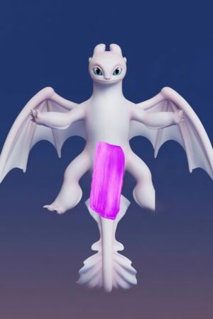 Tian Qi Studio - Light Fury How to Train Your Dragon