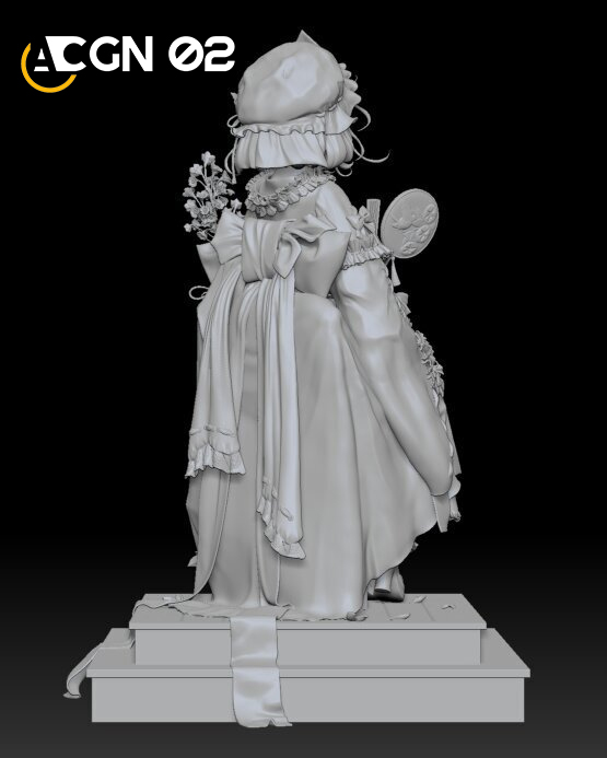 Touhou Project Saigyouji Yuyuko 17 Scale TOPGK Statue -ACGN 02 Studio