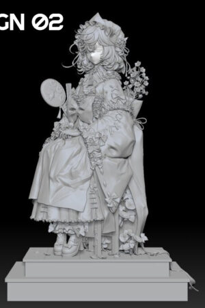 Alternative view of Touhou Project Saigyouji Yuyuko 1/7  Scale TOPGK Statue -ACGN 02 Studio
