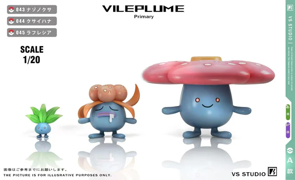 VS Studio (Pokémon) Pokémon Oddish Vileplume Gloom Bellossom