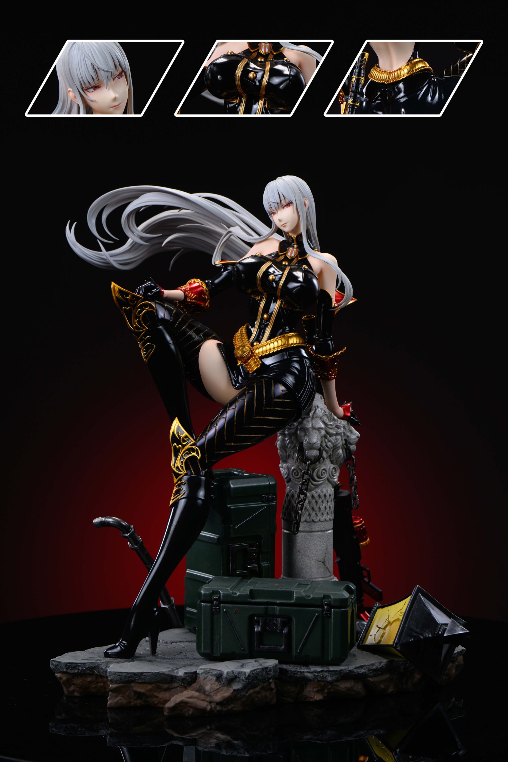 Valkyria Chronicles Selvaria Bles 1/4 Scale TOPGK Statue-Xpic Studio - Image 4