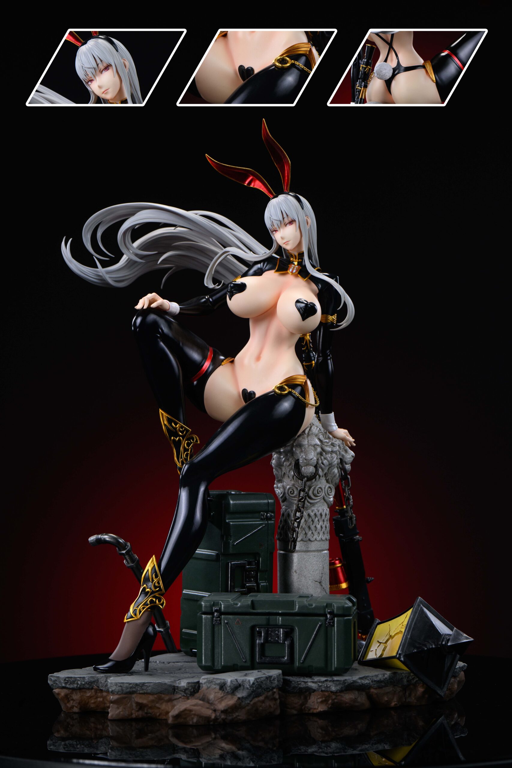 Valkyria Chronicles Selvaria Bles 1/4 Scale TOPGK Statue-Xpic Studio - Image 11