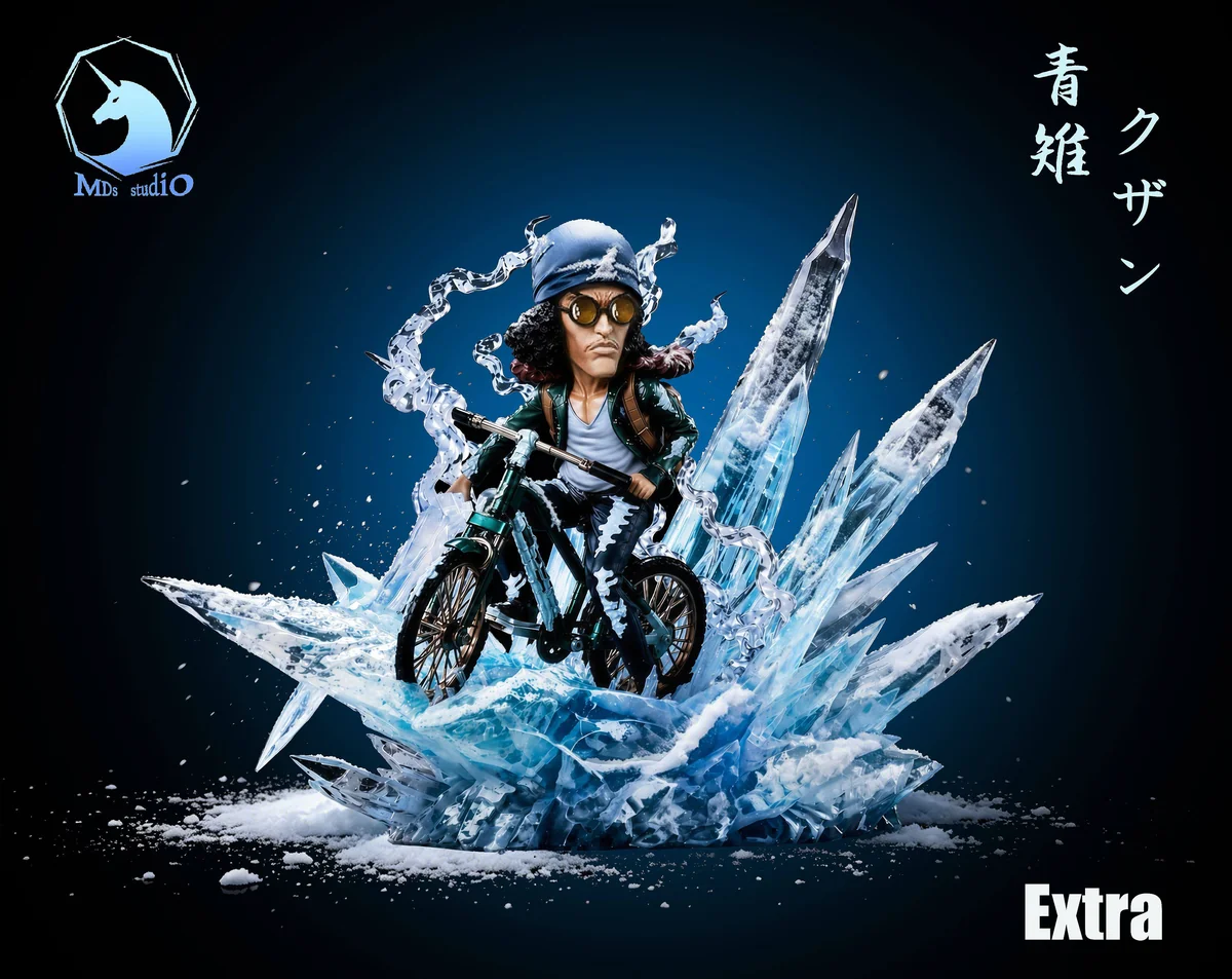 WCF Scale Ex-Admiral Rebel Bike Aokiji Kuzan – ONE PIECE Resin Statue – MDS Studio