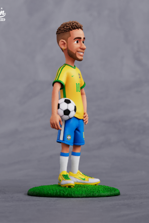 Alternative view of World Cup Farewell Dance – Neymar Jr. Memorial GK Collectible Figure 16cm – Joy Toon Studio