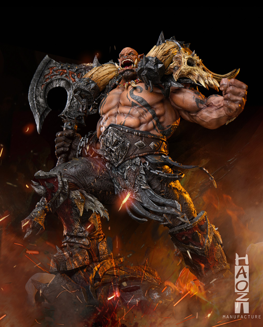 World of Warcraft – Garrosh Hellscream Regular Version Statue – HAOZI Studio - Image 2