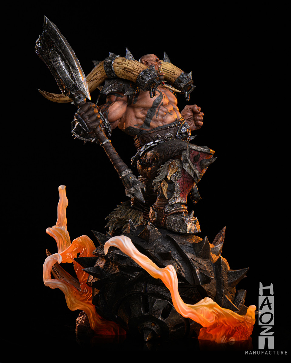 World of Warcraft – Garrosh Hellscream Regular Version Statue – HAOZI Studio - Image 6