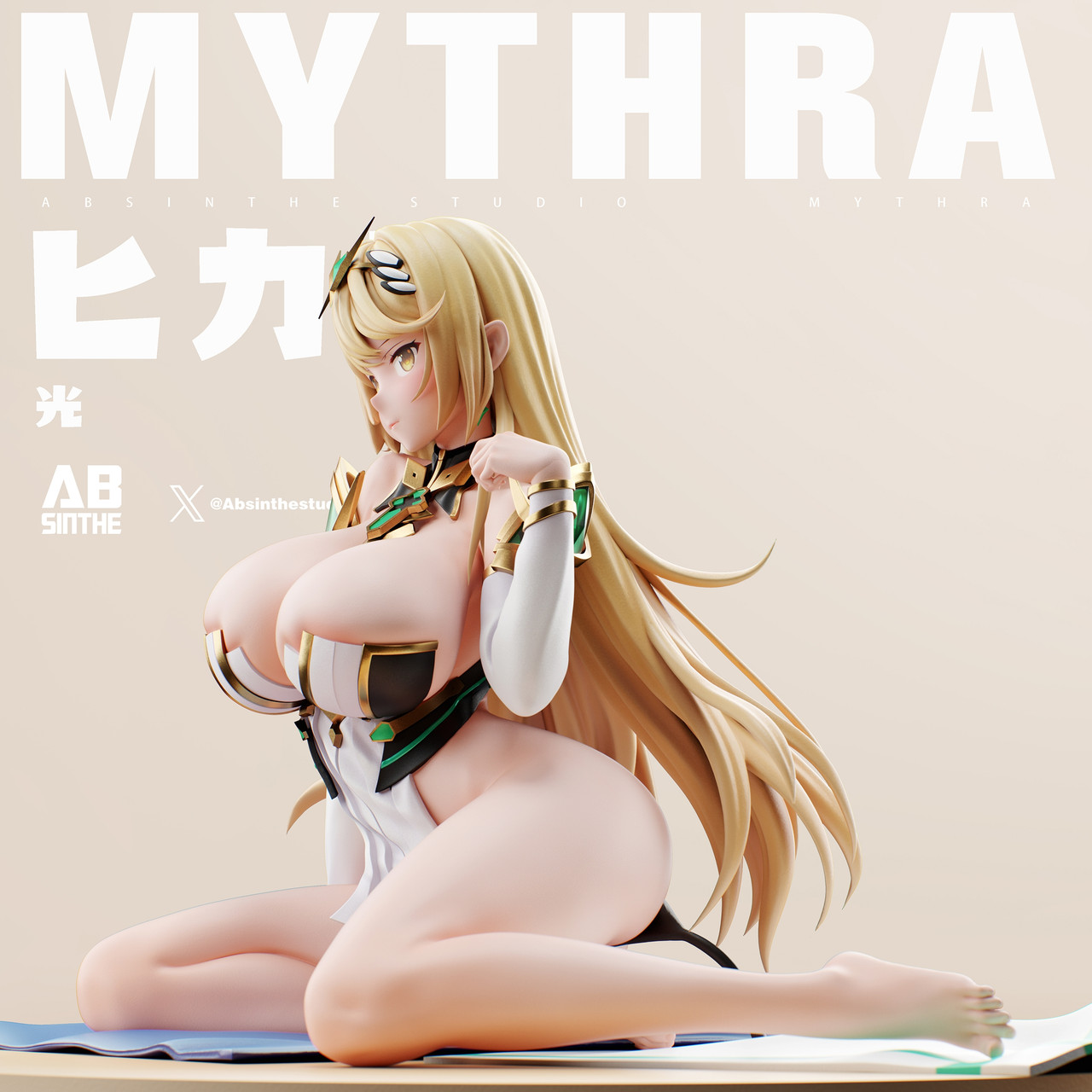 Xenoblade Chronicles 2 – Mythra 1/6 Scale TOPGK Statue EX Version – ABsinthe Studio - Image 7